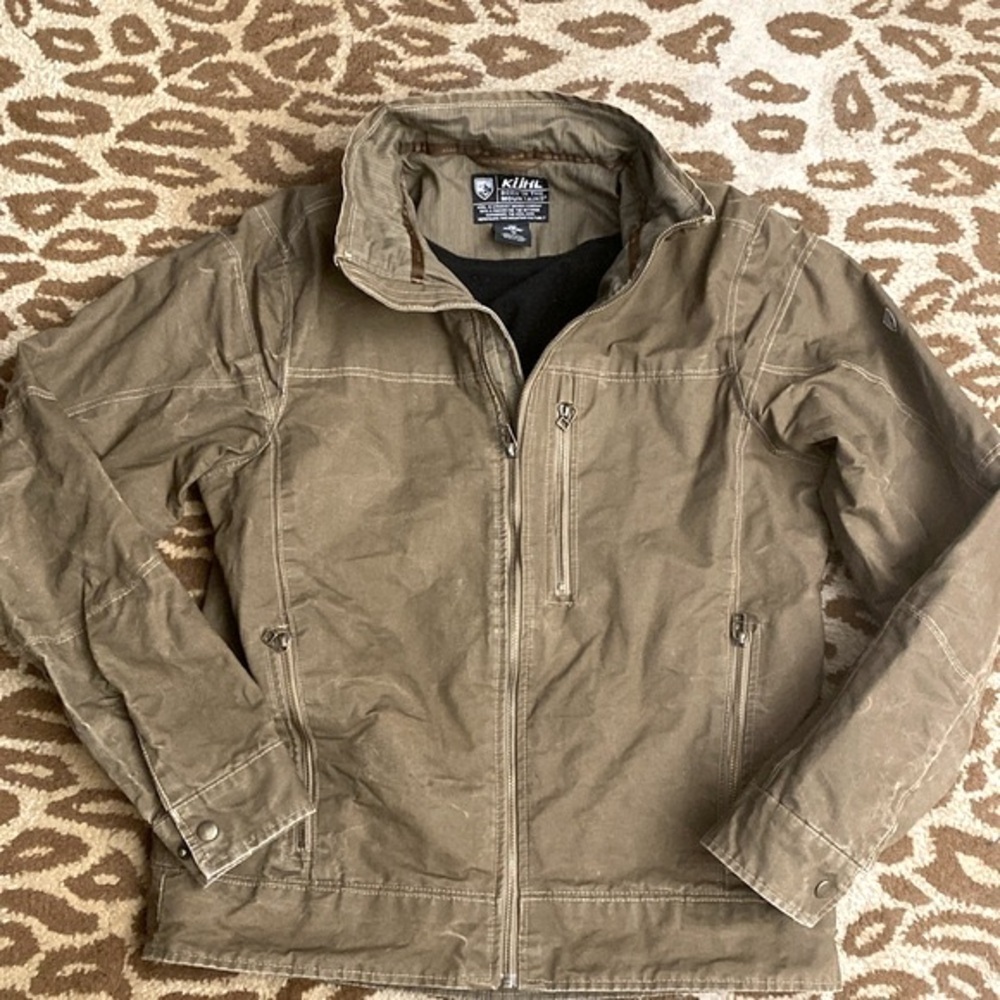 Kuhl Vintage Patina Dye Jacket Men’s workwear outdoors Gorpcore distressed Sz M